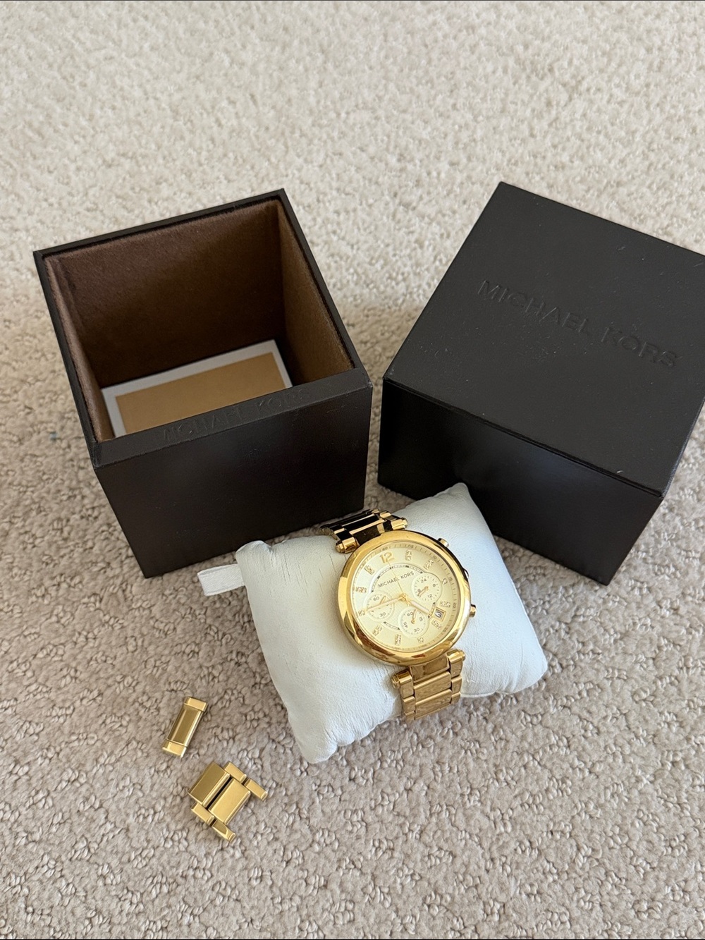 Michael Kors Gold Women's Stainless Steel Bracelet Watch